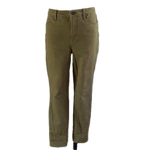 Talbots flawless sz 8 high rise jegging ankle olive green pants